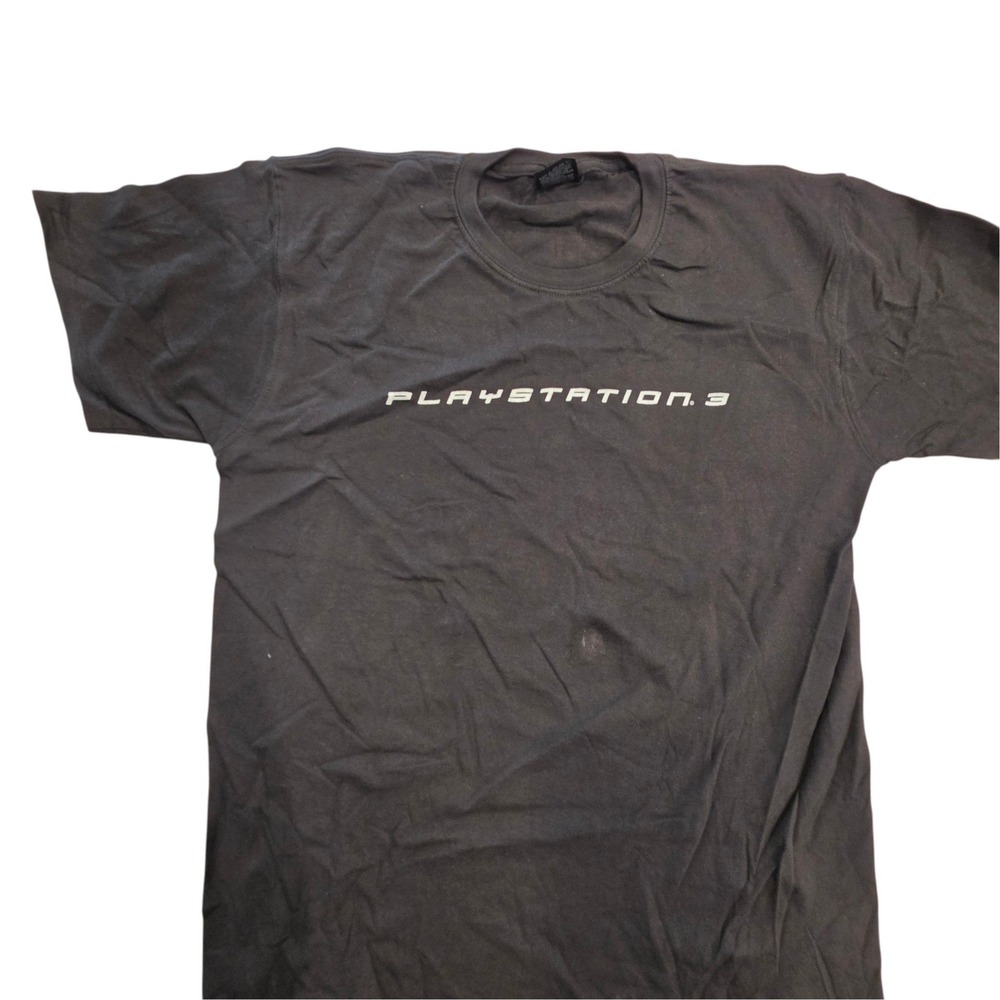 PlayStation 3 Mens T-Shirt Black PS3 Promo Graphic Size Medium